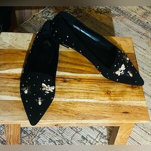 Magick Workings Elegant Bee 🐝 Embellished Women's Flats